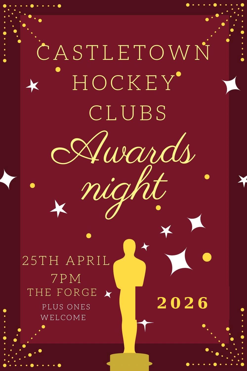 Castletown Hockey Club Awards Night 2026 poster