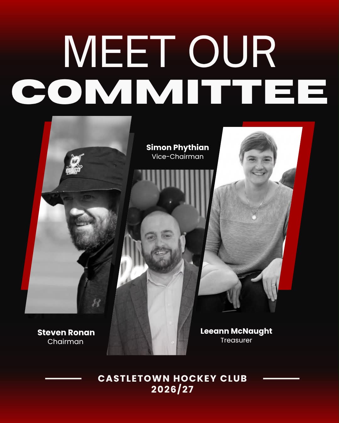 Meet Our Committee graphic for the 2026-27 season